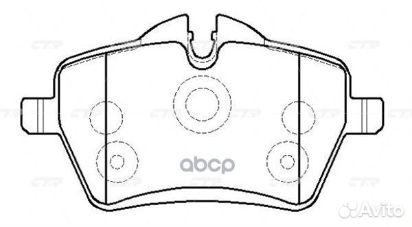 Колодки mini Countryman (R60),Coupe (R58) GK039
