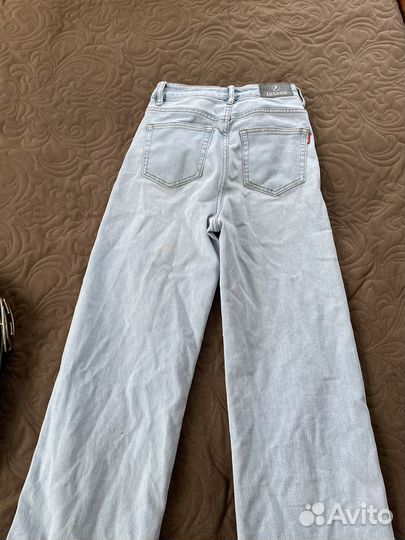 Джинсы женские широкие 44