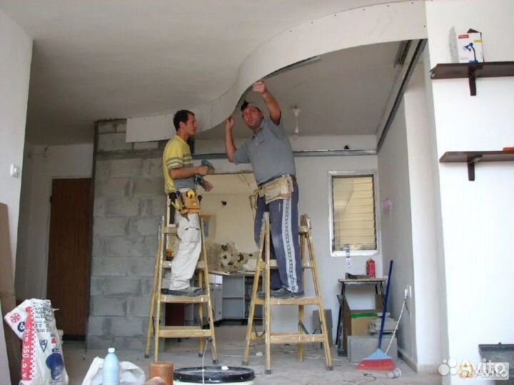 Отделочники, бригада отделочников