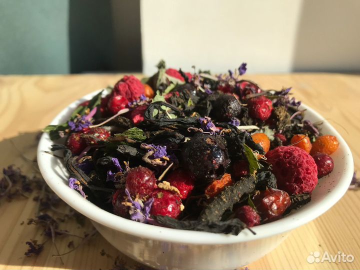 Иванчай 1кг с ягодами и травами