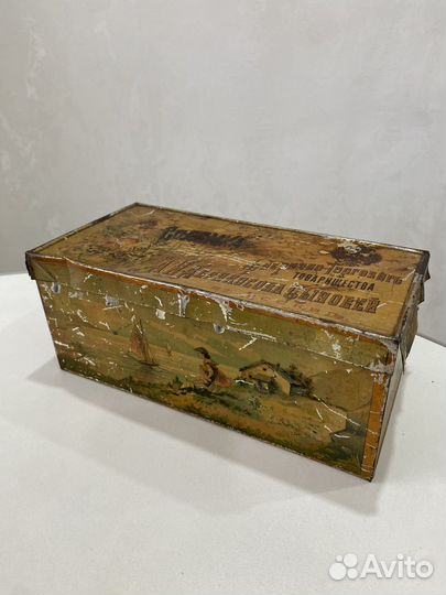 Коробка жестяная абрикосов и сыновья