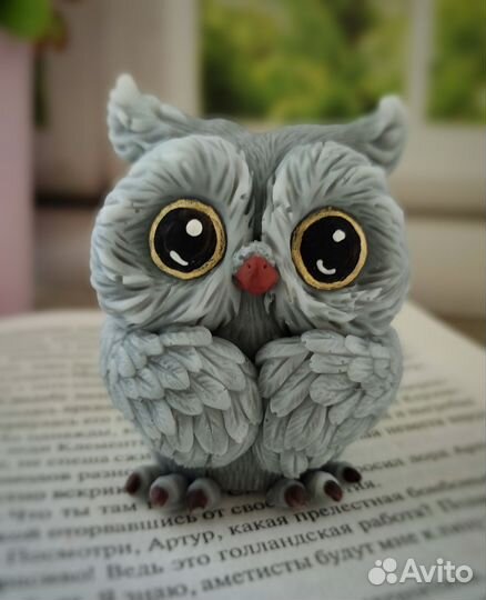 Сувенирное мыло ручной работы - совушки