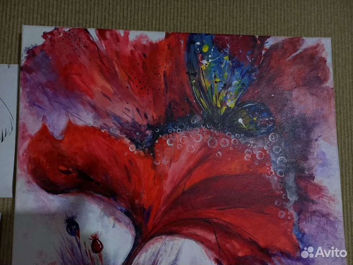 Картины для интерьера на холсте. Акрил, масло