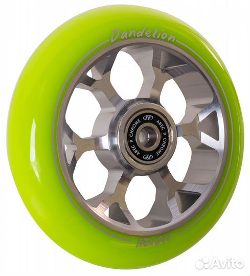 Колесо для самоката X-Treme 110*24мм, Dandelion, green