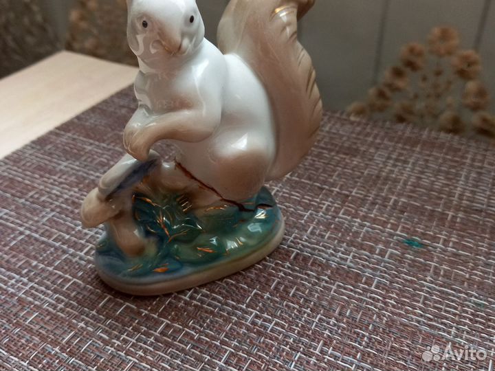 Статуэтка олень, белка, тюлень СССР