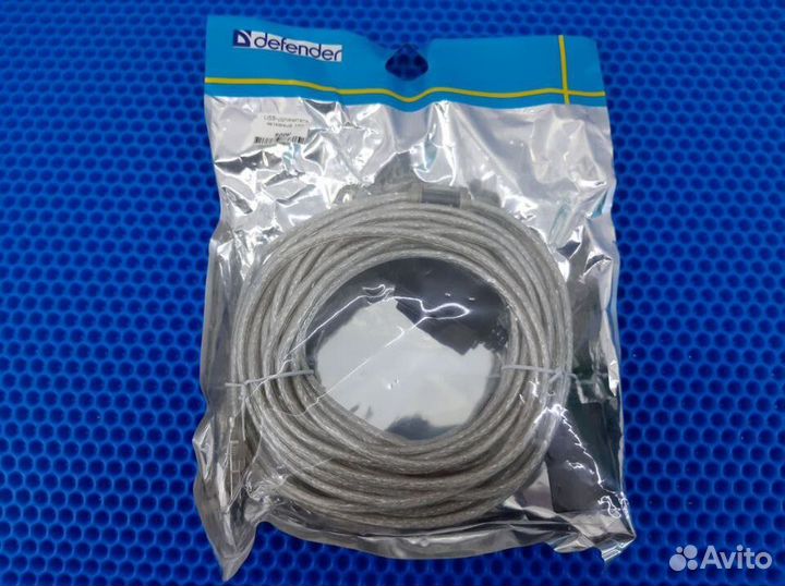 Активный USB удлинитель, 15м. Defender USL115