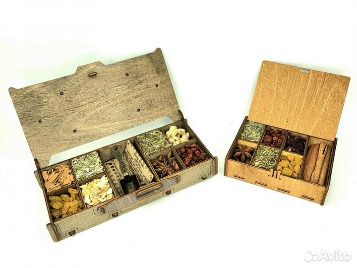 Глинтвейн в деревянной коробочке набор