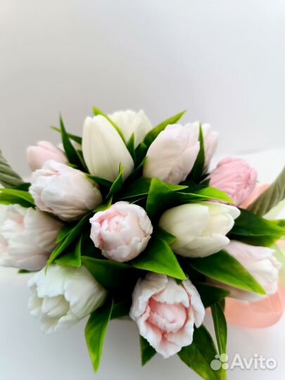 Букет из мыла тюльпаны