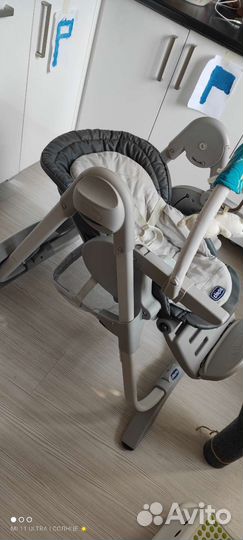 Стульчик для кормления chicco polly magic