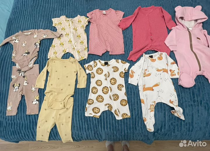 Слипы и песочники Mjolk H&M zipkids 62-68