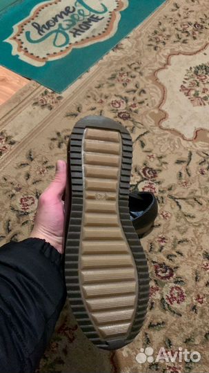 Мужские кожаные кеды