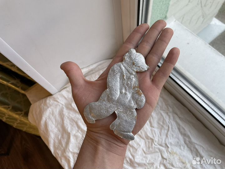 Елочная игрушка медведь