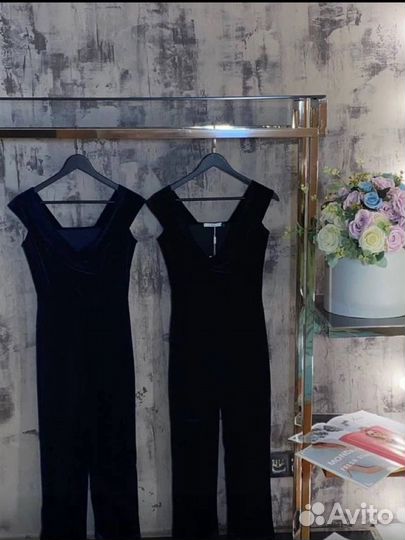 Комбинезон вечерний велюр S,M