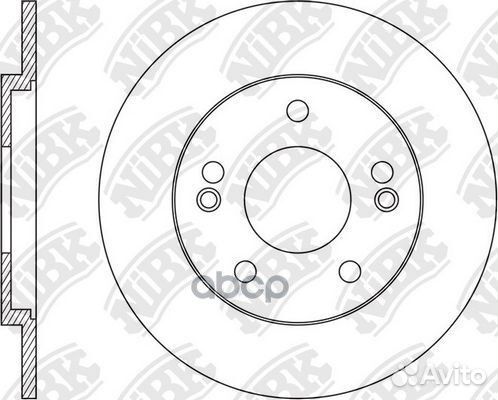 Диск торм.зад. RN1556 NiBK