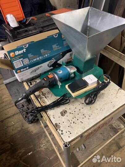 Супер измельчитель веток, ботвы и травы