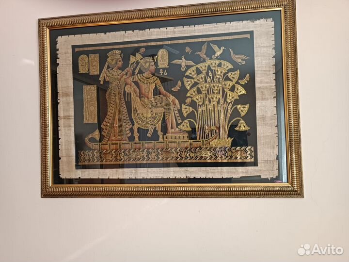 Картина из папируса