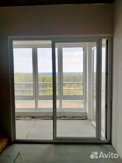 Поворотно-раздвижная перегородка