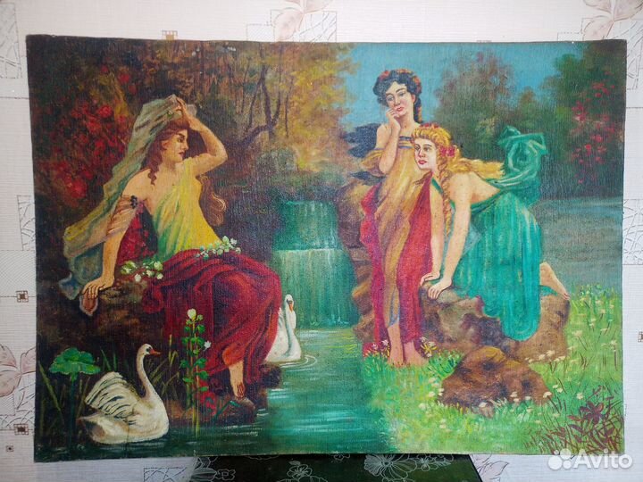 Картина маслом на холсте большая