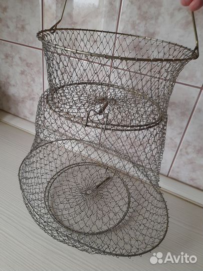 Садок для рыбы металлический