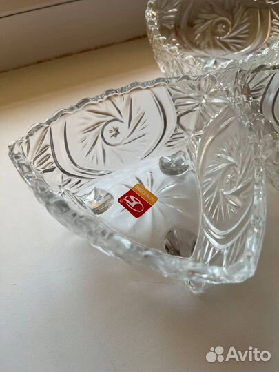 Конфетница стекло набор