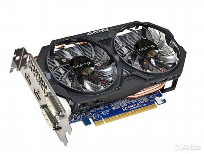 Видеокарта Nvidia GTX 750ti 2gb Gigabyte