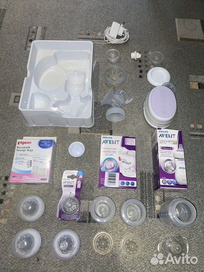 Молокоотсос+Набор для кормления Philips Avent