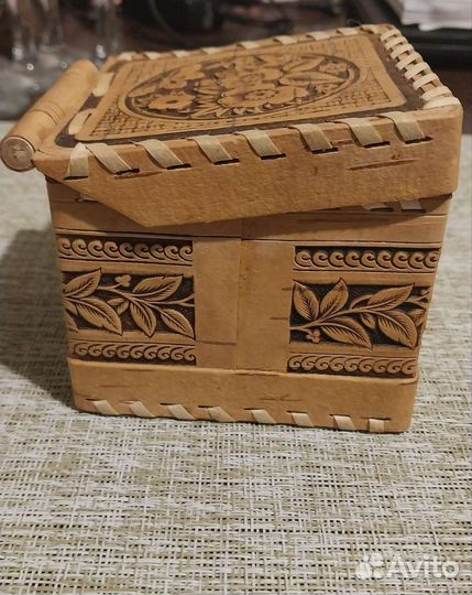 Шкатулка из бересты