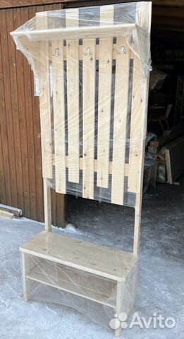 Обувная полка с вешалкой