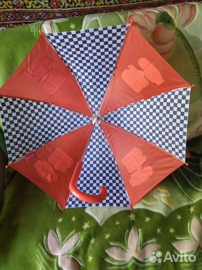 Зонт для мальчика. Маквин и желтый зонт собачка