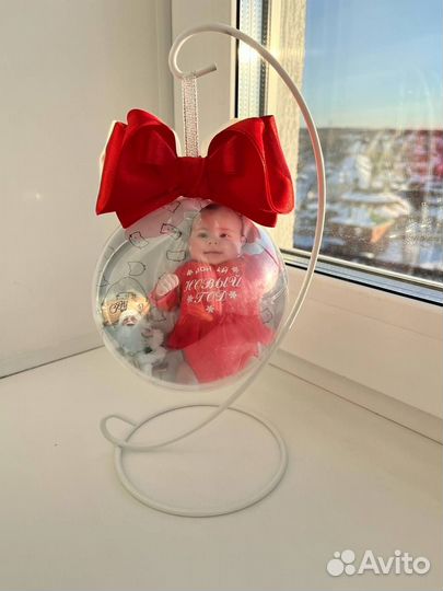 Новогодний шар со слепком