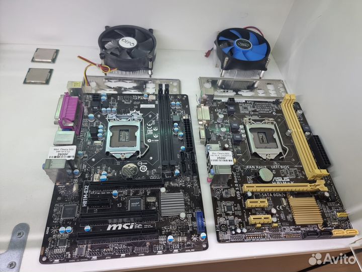 Материнские платы 1150 и 1155 сокет