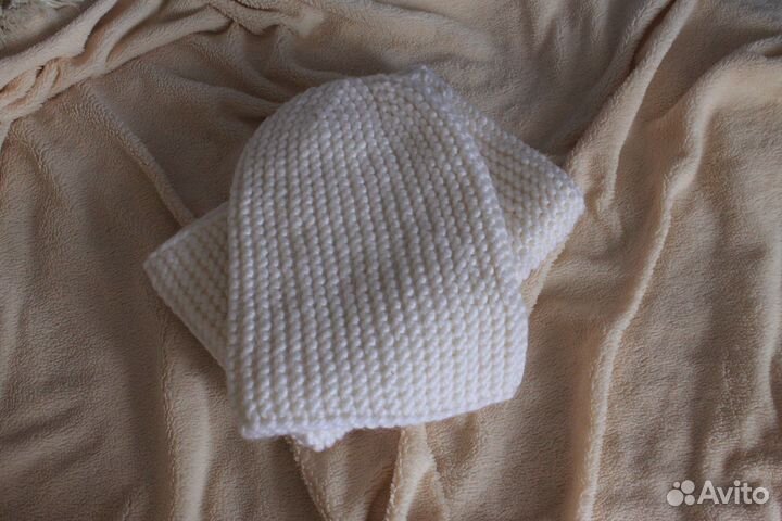 Женский комплект шапка и снуд