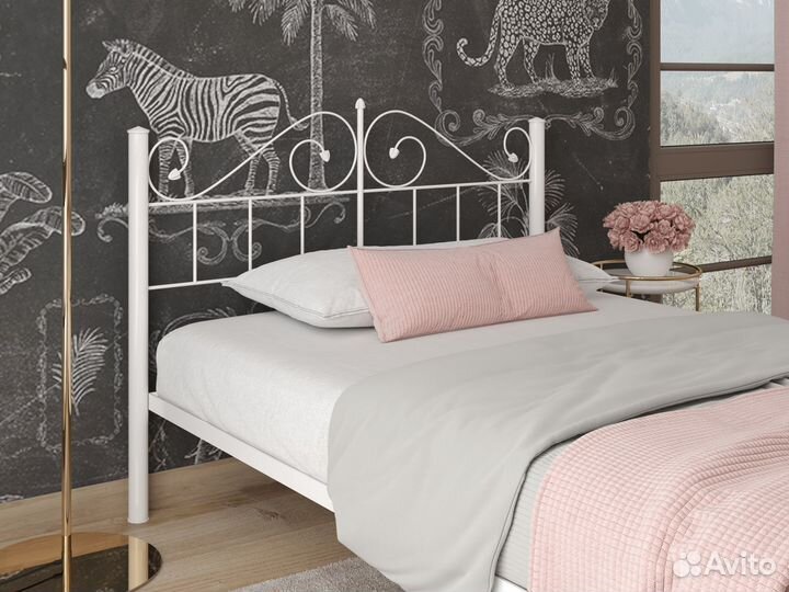 Кровать металлическая L samba Ларго полутораспальная