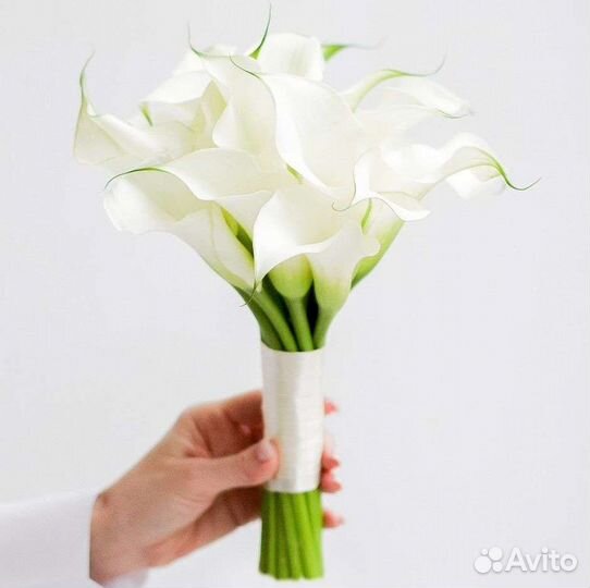 Свадебный букет каллы