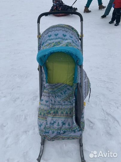 Коляска санки