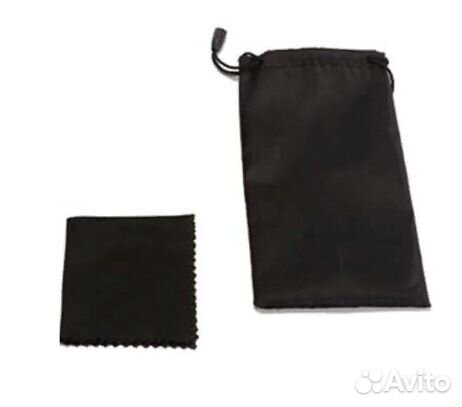 Футляр для очков, мягкий чехол+ салфетка