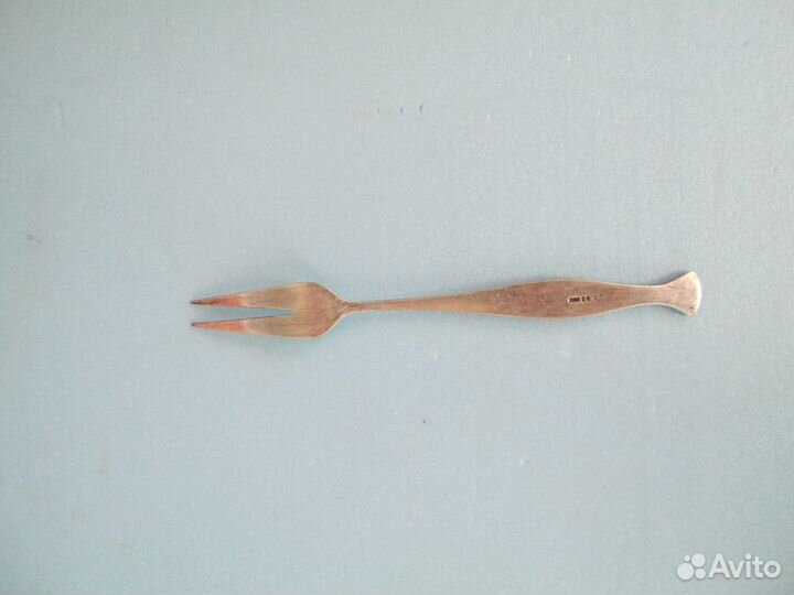 Щипцы для сахара, вилочка для лимона мельхиор