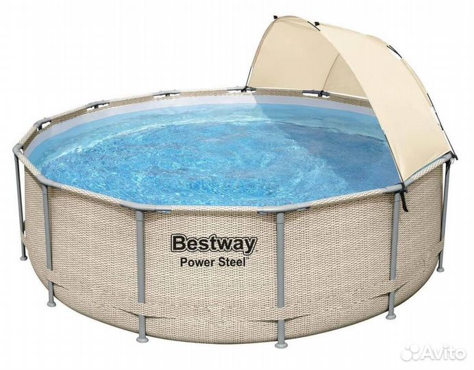 Каркасный бассейн Power Steel 396x107см 11133л