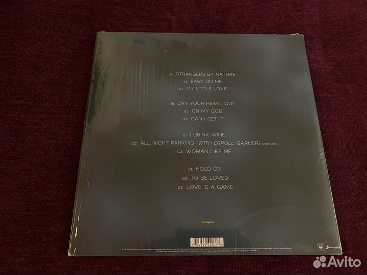 LP) Adele.2021– 30 (Europe) Limited Edition.orig