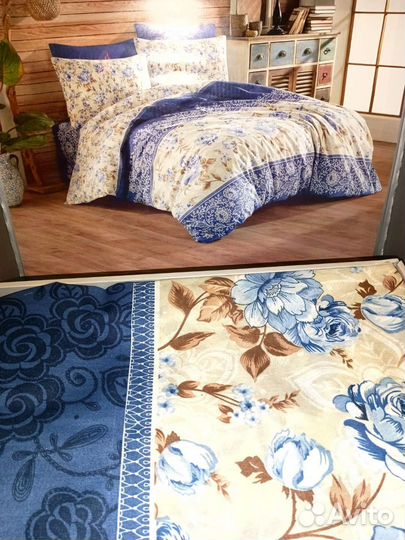 Постельное белье евро ранфорс Турция