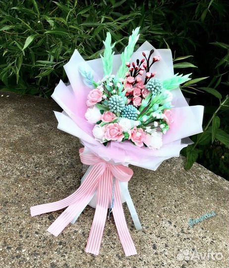 Вечные подарочные пасхальные букеты