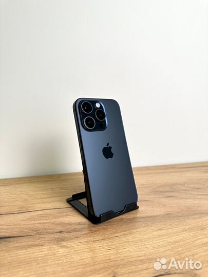 Смартфон Apple iPhone 15 Pro 256 гб, Dual: nano SIM + eSIM, синий титан