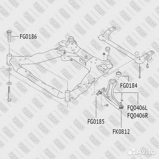 Опора шаровая nissan teana/murano/qashqai 03