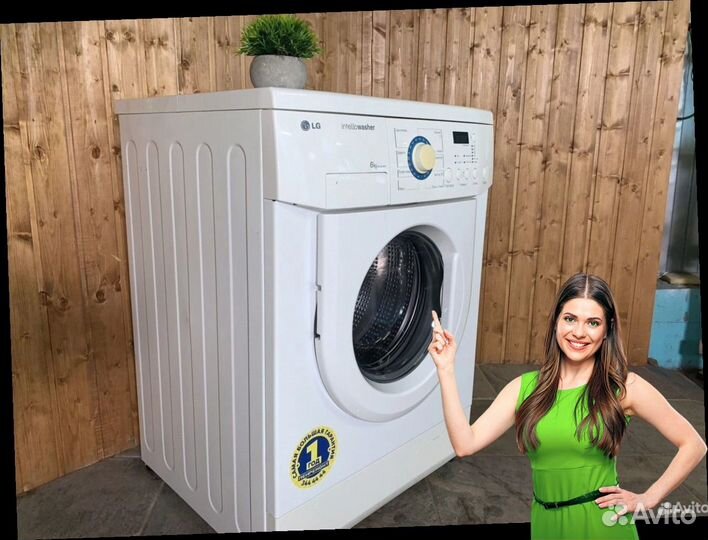 Стиральная машина LG 6Кг. Гарантия 1 год