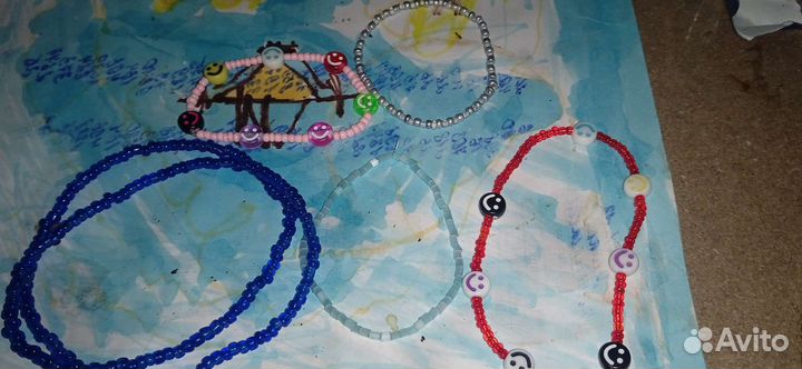 Набор колец из бисера