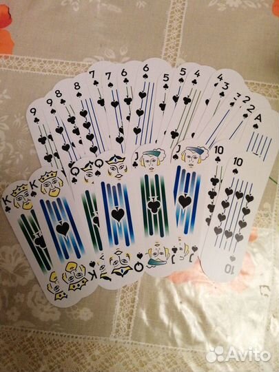 Карты игральные в пенале 54 шт