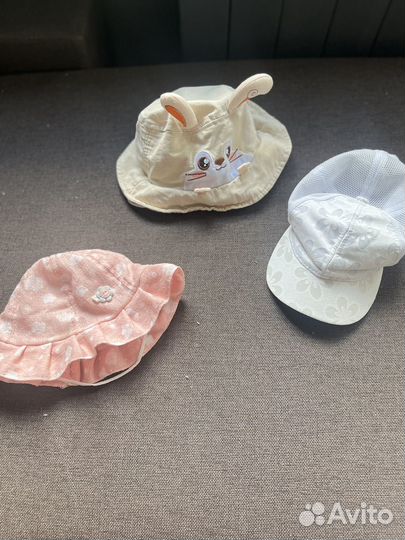 Летние головные уборы на девочку