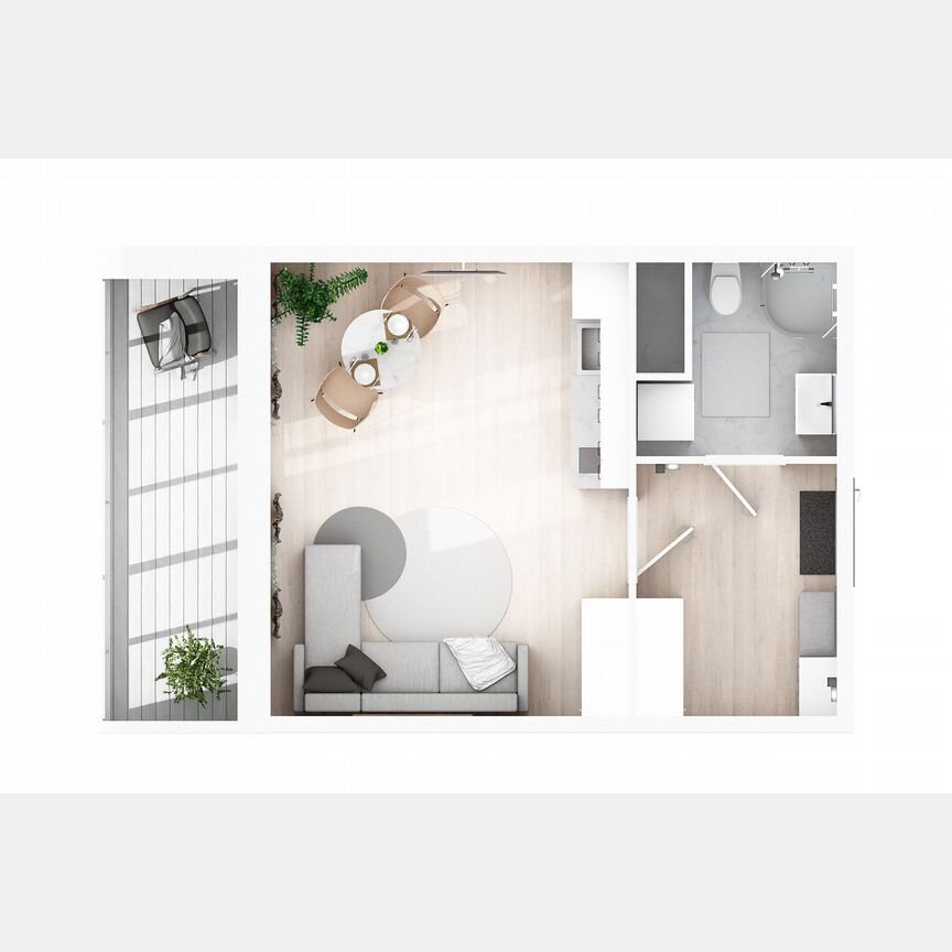 Квартира-студия, 30,4 м², 4/8 эт.