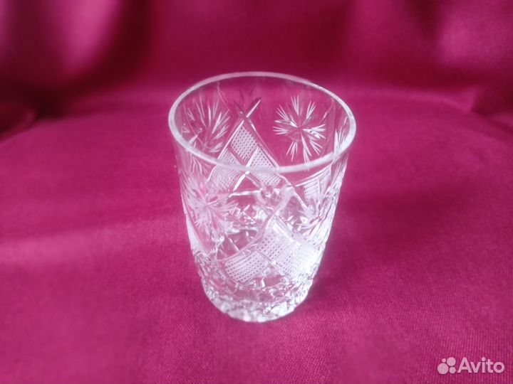 Набор стаканов хрусталь