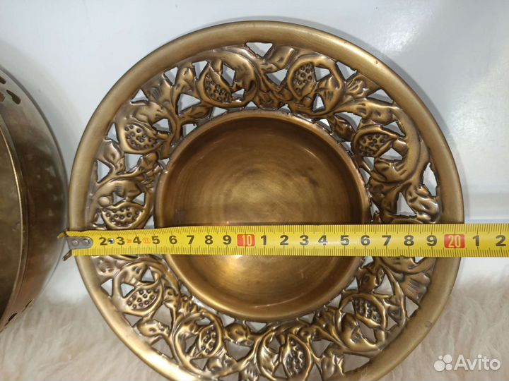 Фруктовницы Латунь Германия Винтаж